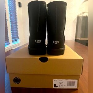 UGG Kids Classic II boots, Size 1, Black, Brand new never worn.